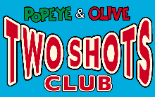 POPEYE&OLIVE TWO SHOTS CLUB ロゴ