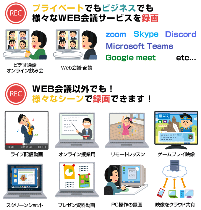 プライベートでもビジネスでも!様々なシーンで活用