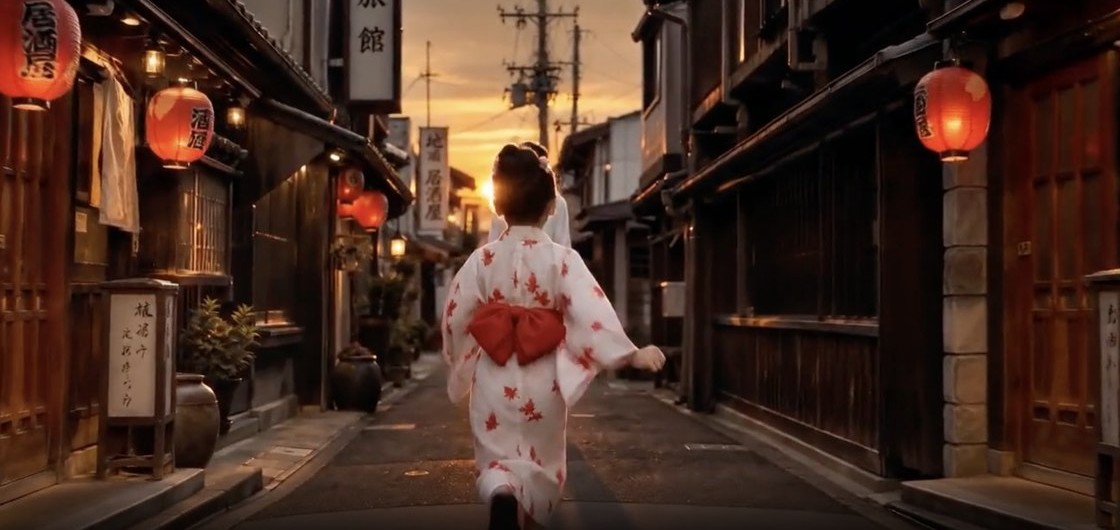 文章から作られた動画の一場面
