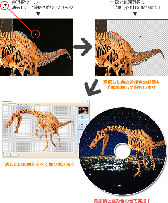 切り抜きツールがより便利に！